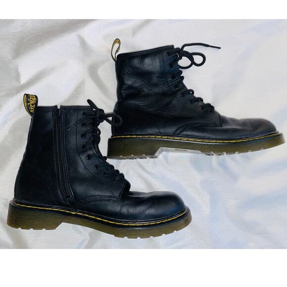 Doc Martens Youth 1460 Softy T Leather Lace Up Boots - Size 6M (EU 38) - Picture 5 of 11